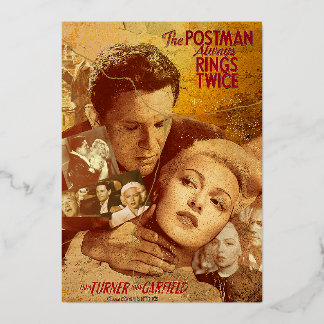 The Postman & Cora Smith Folie Feestdagenkaart
