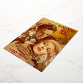 The Postman & Cora Smith Folie Feestdagenkaart (Gedraaid)