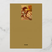 The Postman & Cora Smith Folie Feestdagenkaart (Achterkant)