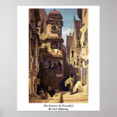 The Postman in Rosenthal by Carl spitzweg Poster (Voorkant)