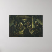 The Potato Eaters / 1885 / Van Gogh / Canvas Afdruk (Voorkant)