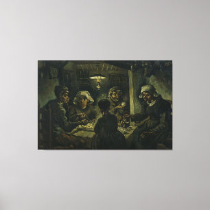 The Potato Eaters / 1885 / Van Gogh / Canvas Afdruk