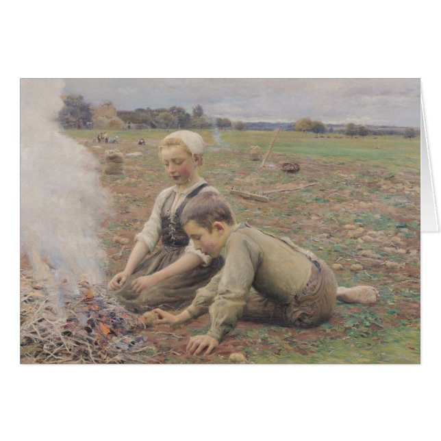 The Potato Gatherers, 1898 (Voorkant Horizontaal)