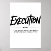 The Power of Execution Poster (Voorkant)