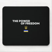 The Power Of Freedom Trident Ukrainian Flag Symbol Muismat (Voorkant)
