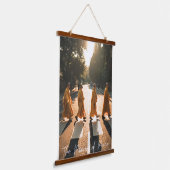 THE POWER OF PEACE - Inspirational Monk  Hangend Wandkleed (Gebogen)