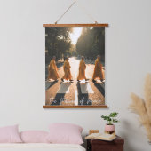 THE POWER OF PEACE - Inspirational Monk  Hangend Wandkleed (Slaapkamer)