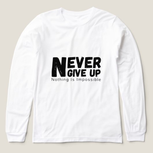 The Power of Persistence Tri-Blend Shirt (Voorkant)