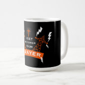 The Power Of Prayer Koffiemok (Voorkant rechts)
