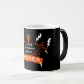 The Power Of Prayer Magische Mok (Voorkant rechts)