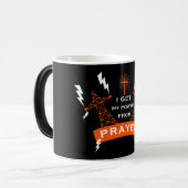 The Power Of Prayer Magische Mok (Voorkant links)