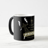 The Power Of Prayer Magische Mok (Voorkant links)