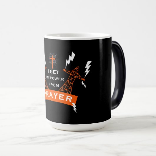 The Power Of Prayer Magische Mok (Voorkant rechts)