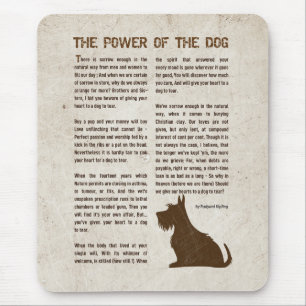 The Power of the Dog Gedicht - Rudyard Kipling Muismat