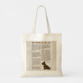 The Power of the Dog Gedicht - Rudyard Kipling Tote Bag (Achterkant)