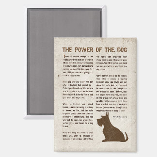 The Power of the Dog Poem - Rudyard Kipling Magneet