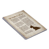 The Power of the Dog Poem - Rudyard Kipling  Notitieboek (Rechterzijde)