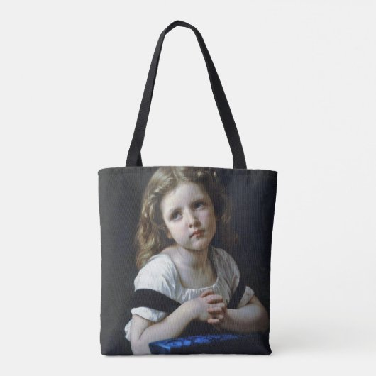 The Prayer, Bouguereau Tote Bag (Achterkant)