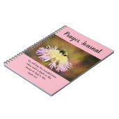 The Prayer Journal bee on Wildflower Notitieboek (Linkerzijde)