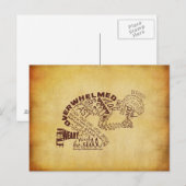 The Praying Woman Postcard Briefkaart (Voorkant / Achterkant)