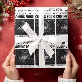 The Pregnancy Times Newspaper Custom Baby Photo Cadeaupapier