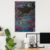 The Preserve - Fantasy Sci-Fi Landschap Poster (Thuiskantoor)