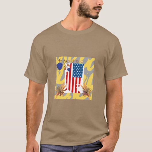 THE PRESIDENT DAY OF THE AMERICA, T-SHIRT (Voorkant)