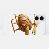 The Pretzel Copter: Bread Helicopter Food Art iPhone 16 Hoesje (Achterkant horizontaal)