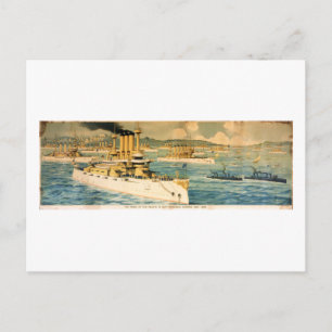 The Pride of Pacific in San Francisco Harbour, mei Briefkaart