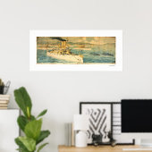 The Pride of Pacific in San Francisco Harbour, mei Poster (Thuiskantoor)