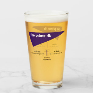 The Prime Rib Restaurants, Chicago, Skokie, IL Glas