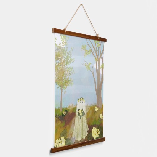 The Primrose Bride Hangend Wandkleed (Gebogen)