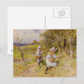 The Primrose Gatherers Briefkaart (Voorkant / Achterkant)