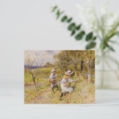 The Primrose Gatherers Briefkaart (Staand voorkant)
