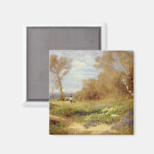 The Primrose Gatherers Magneet (Voorkant / Achterkant)