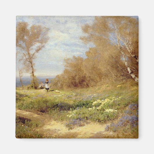 The Primrose Gatherers Magneet (Voorkant)