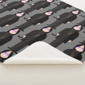 The Prince of Darkness – Patterned Sherpa Blanket Sherpa Deken (3/4)