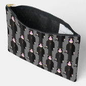 The Prince of Darkness – Patterned Zipper Pouch Etui (Open)