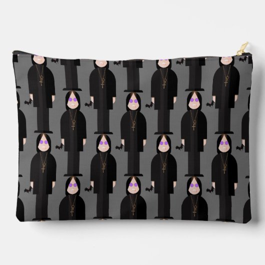 The Prince of Darkness – Patterned Zipper Pouch Etui (Achterkant)