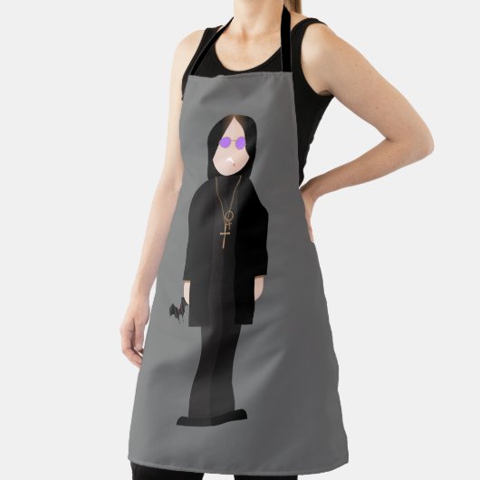 The Prince of Darkness – Rock Legend Apron Schort (Insitu)