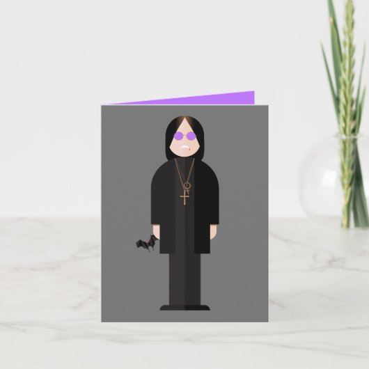 The Prince of Darkness – Rock Legend Greeting Card Kaart (Voorkant)