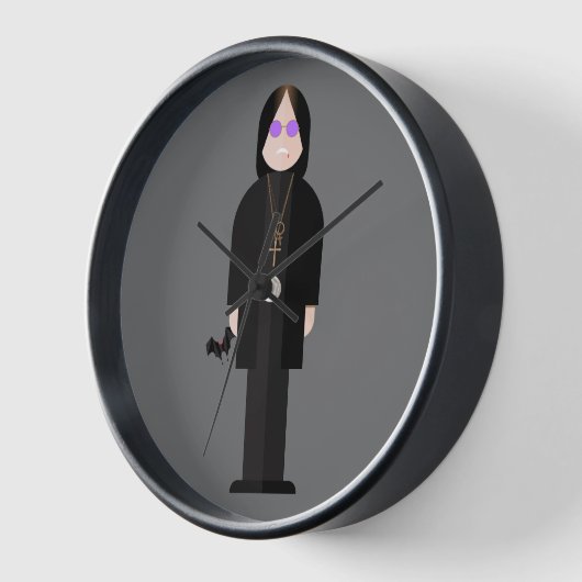 The Prince of Darkness - Rock Legend Wall Clock (Hoek)