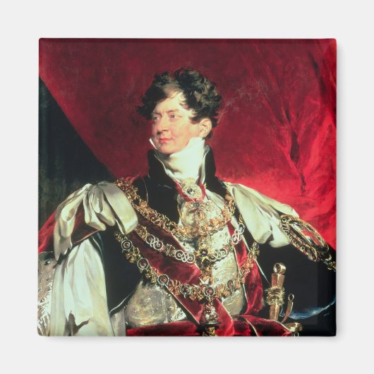 The Prince Regent, later George IV 2 Magneet (Voorkant)