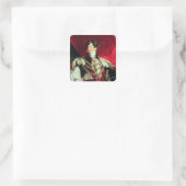The Prince Regent, later George IV 2 Vierkante Sticker (Tas)