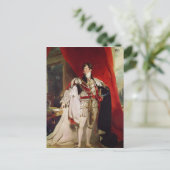 The Prince Regent, later George IV Briefkaart (Staand voorkant)