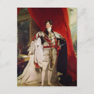 The Prince Regent, later George IV Briefkaart