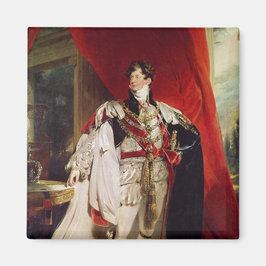 The Prince Regent, later George IV Magneet (Voorkant)