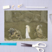 "The Princess and the Trolls"-Waterverf van John B Tissuepapier (Craft)