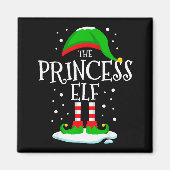 The Princess Elf Christmas Family Matching Xmas Wo Magneet (Voorkant)