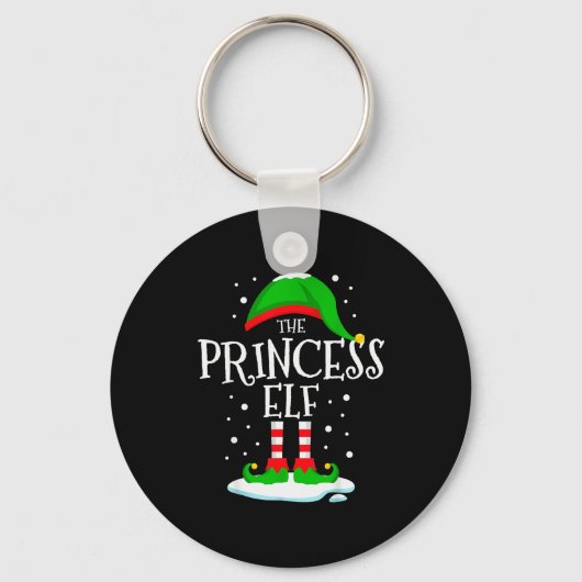 The Princess Elf Christmas Family Matching Xmas Wo Sleutelhanger (Voorkant)